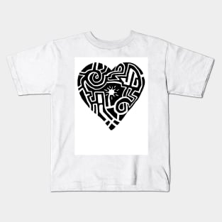 HEART LABRYNTH Kids T-Shirt